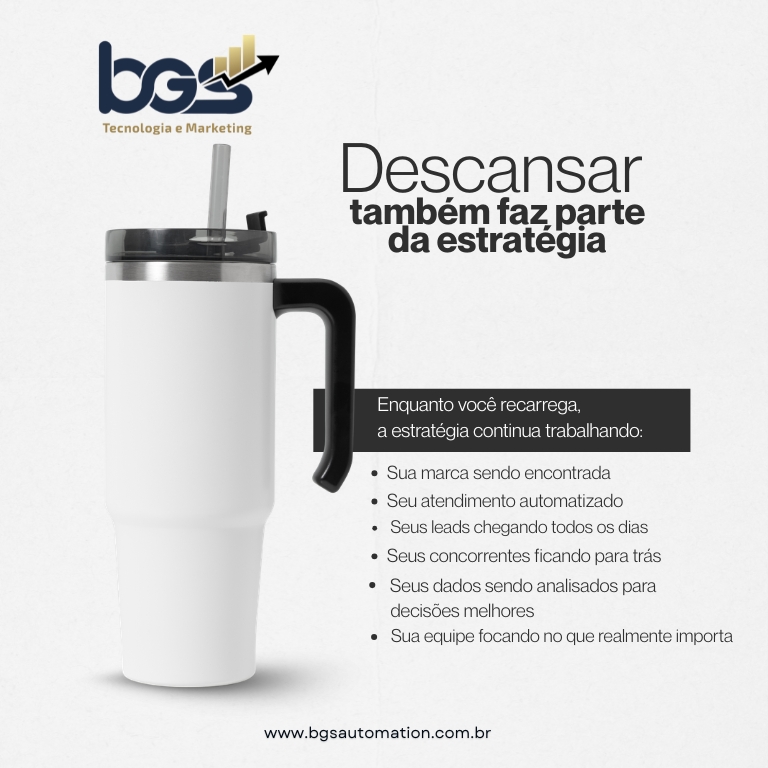 Descansar também faz parte da estratégia