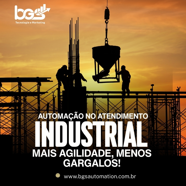 Automação no atendimento industrial: eficiência, padronização e escala para crescer